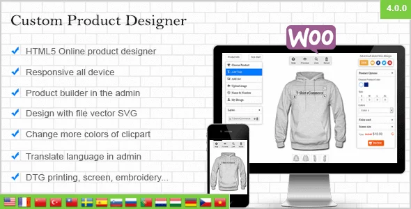 WooCommerce Custom Product Designer nulled plugin 4.4.2