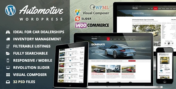 Automotive Car Dealership Business nulled theme 13.3.3